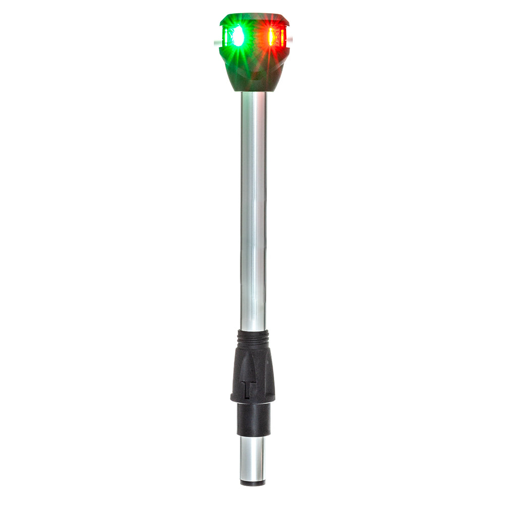 Attwood Marine, Attwood LightArmor Bi-Color Navigation Pole Light w/Task Light - Straight - 10"