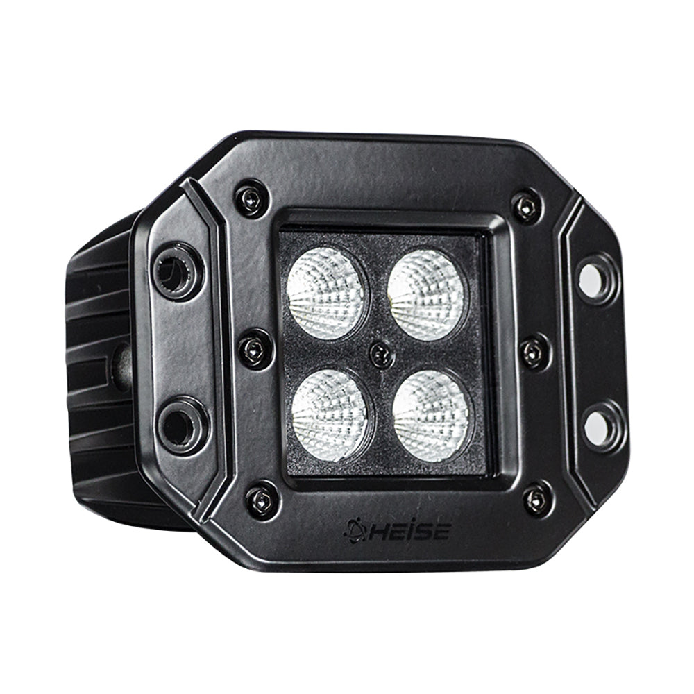 HEISE LED Lighting Systems, HEISE Blackout LED Cube Light - Flush Mount - 3"