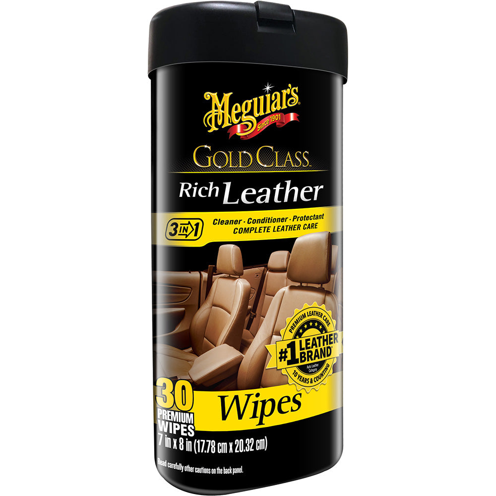 Meguiar's, Meguiar's Gold Class™ Rich Leather Cleaner & Conditioner Wipes