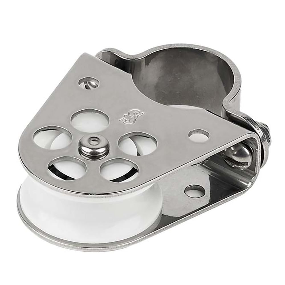 Schaefer Marine, Schaefer Clamp-On Furling Line Stanchion Lead Block - 1" Ball Bearing