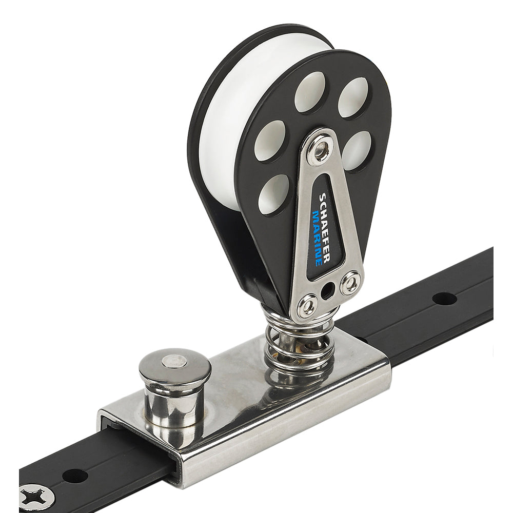 Schaefer Marine, Schaefer Spring Loaded/Lined Slide/Aluminum f/1" T-Track