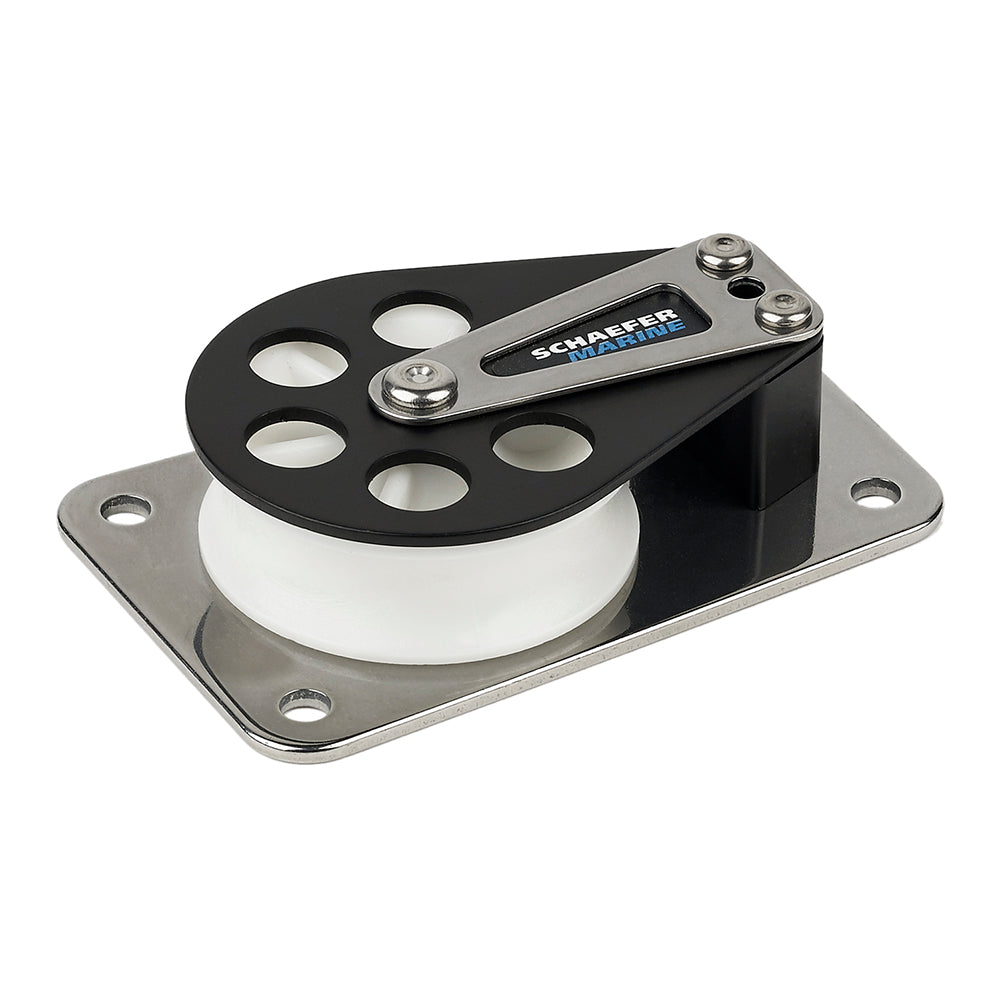 Schaefer Marine, Schaefer Series 7 Flat Base/Aluminum Cheek/Delrin Sheave