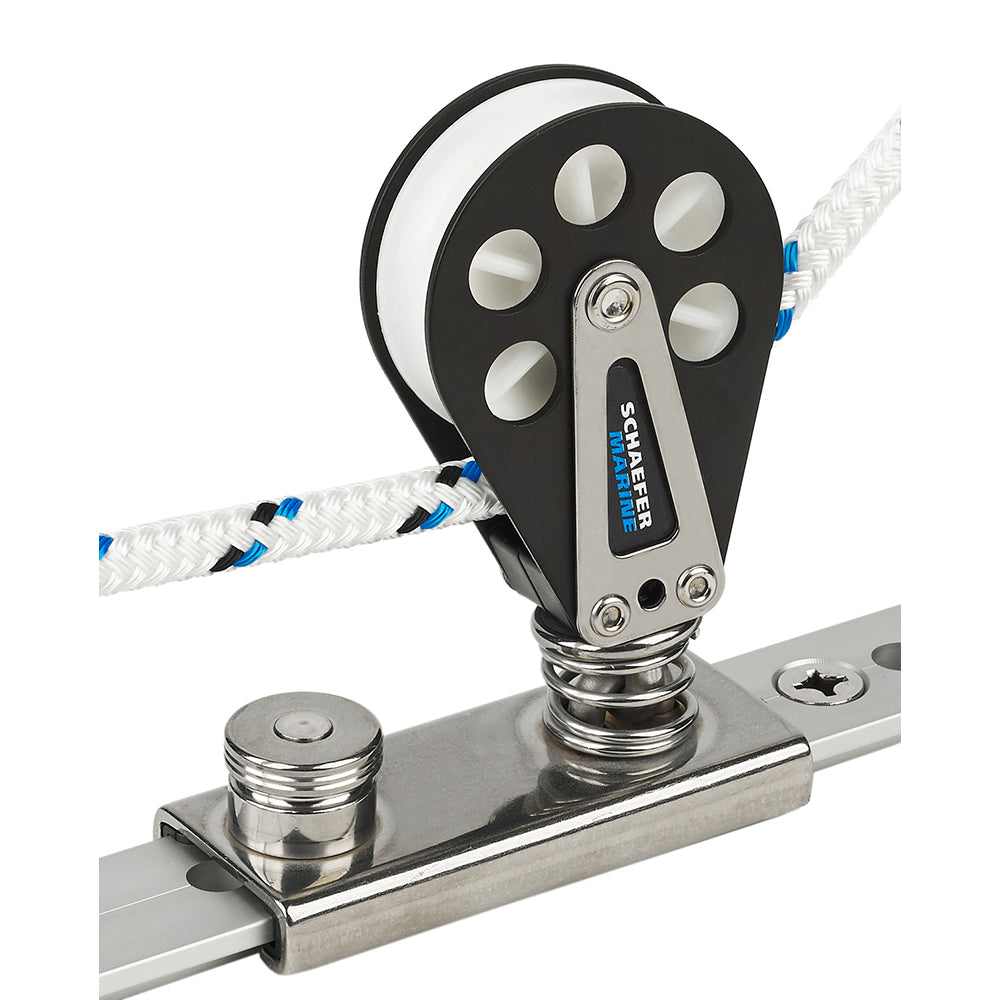 Schaefer Marine, Schaefer Spring Loaded/Lined Slide/Aluminum f/1-1/4" T-Track