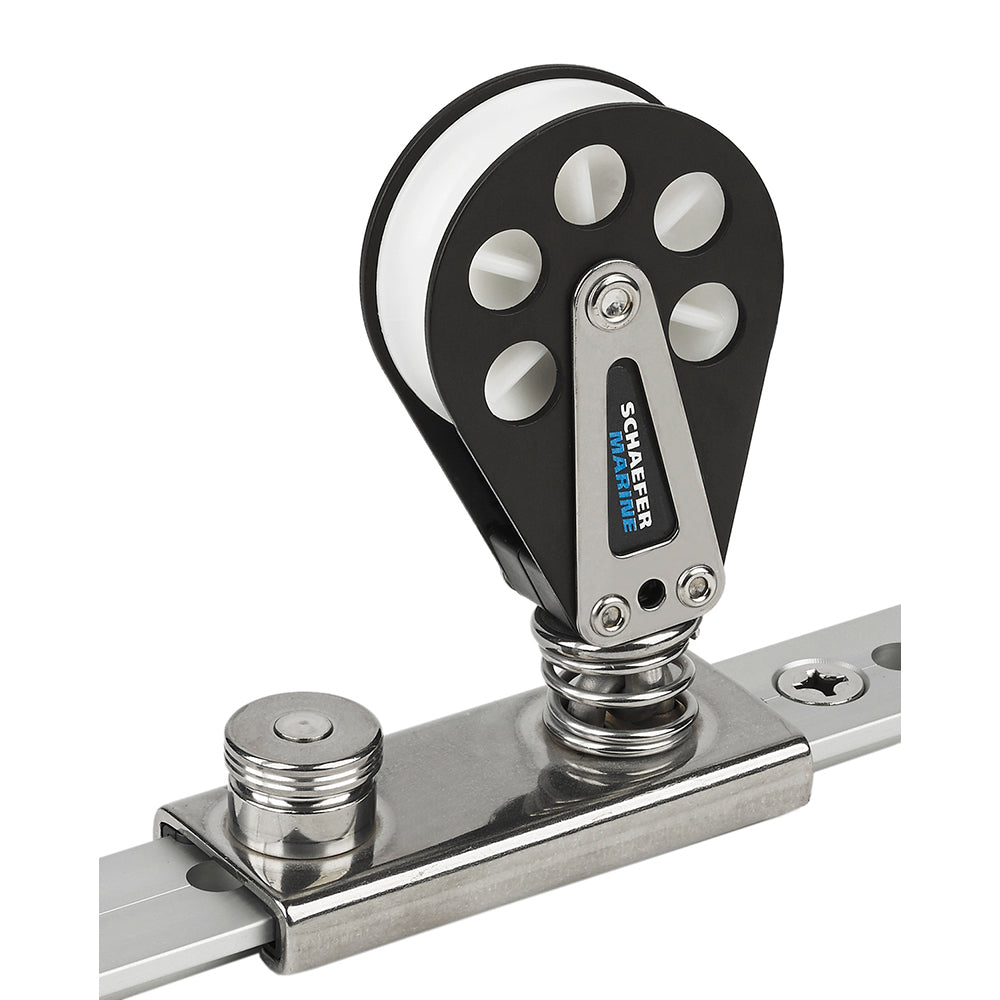 Schaefer Marine, Schaefer Spring Loaded/Lined Slide/Aluminum f/1-1/4" T-Track