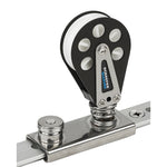 Schaefer Marine, Schaefer Spring Loaded/Lined Slide/Aluminum f/1-1/4" T-Track