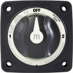 Blue Sea Systems, Blue Sea 6008200 m-Series Selector 3 Position Battery Switch - Black