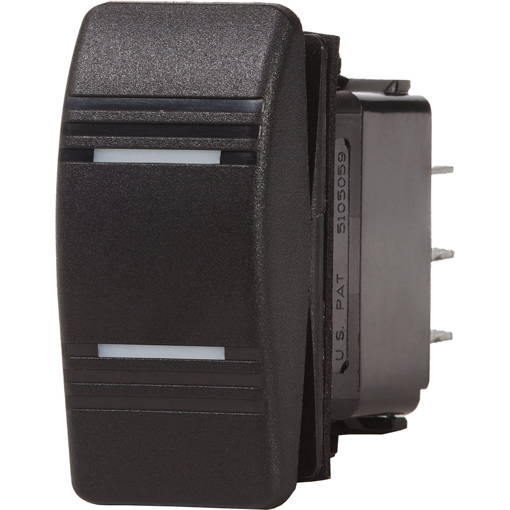 Blue Sea Systems, Blue Sea Contura Switch DPDT Black - ON-ON