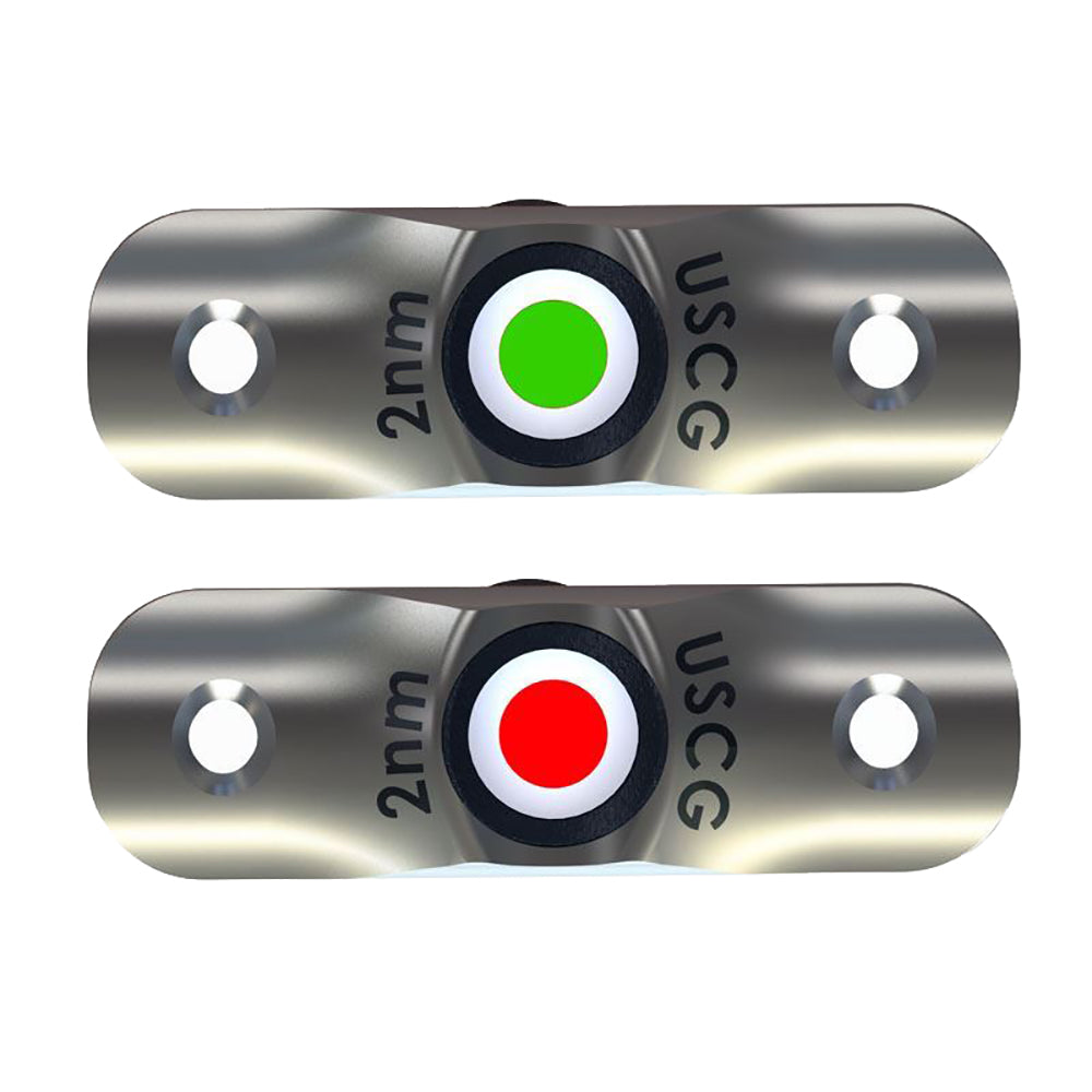 TACO Marine, TACO Rub Rail Mounted LED Navigation Light Set - 2-1/2"