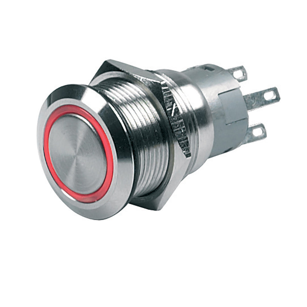 BEP Marine, BEP Push-Button Switch 12V Latching On/Off - Red LED