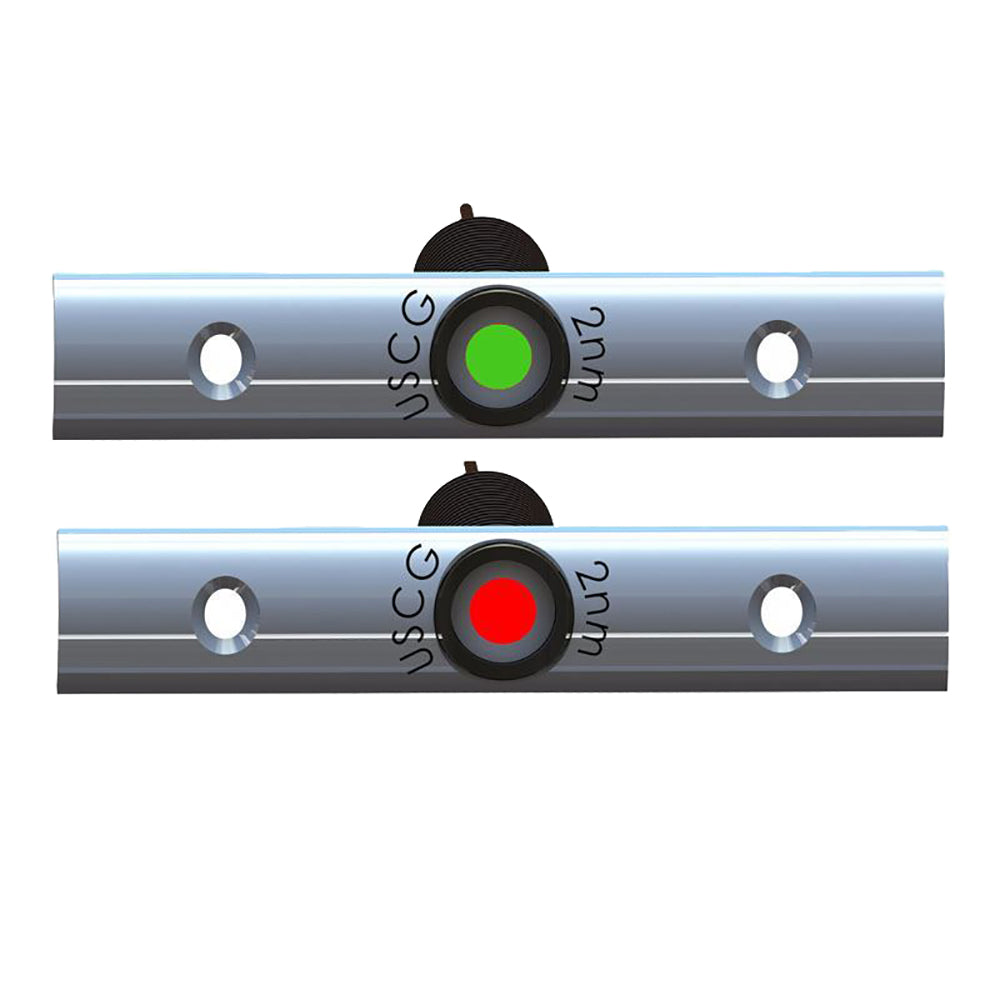 TACO Marine, TACO Rub Rail Mounted LED Navigation Light Set - 4" w/Deutsch Plug Port & Starboard