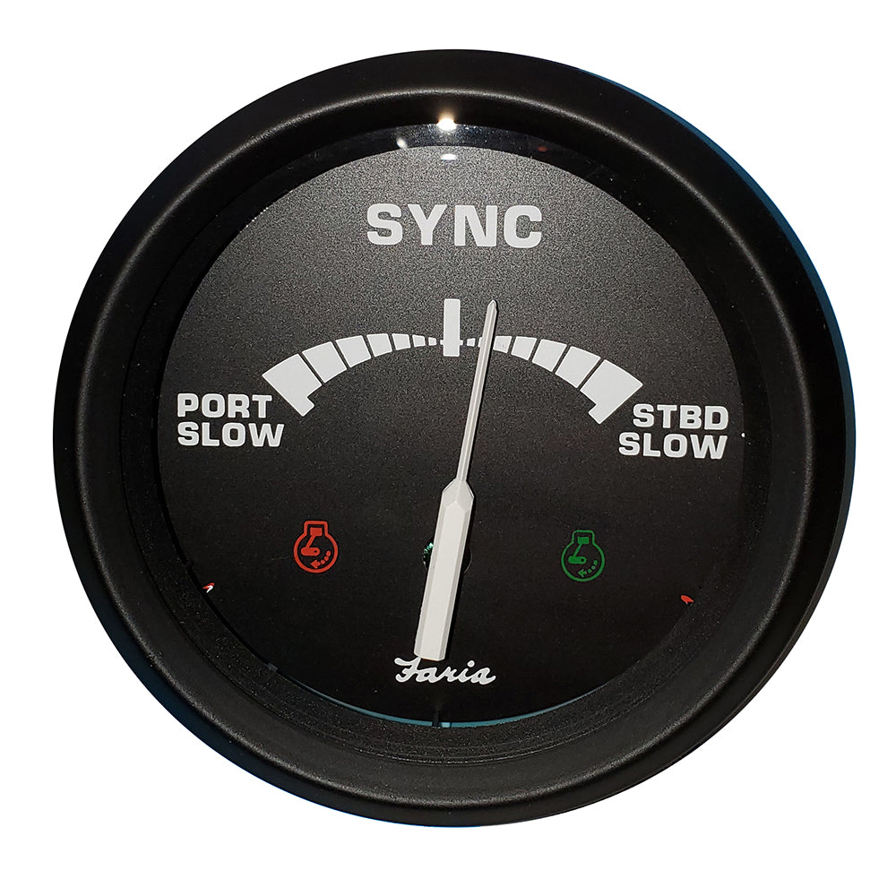 Faria Beede Instruments, Faria 4" Gauge Engine Synchronizer f/Dual Engines Gas & Diesel