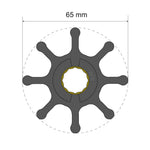 Albin Group Premium Impeller Kit 65 x 16 x 37mm - 8 Blade - Spline Insert