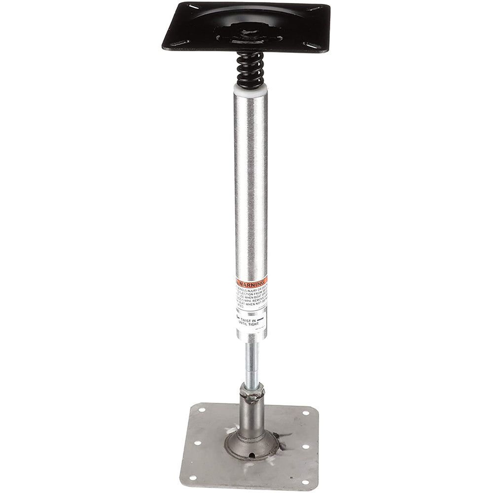 Attwood Marine, Attwood SWIVL-EZE Lock'N-Pin 3/4" Pedestal Kit 13" Post 7" x 7" Stainless Steel Base Plate Threaded