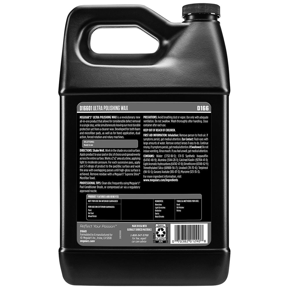 Meguiar's, Meguiar's Ultra Polishing Wax - 1 Gallon *Case of 4*