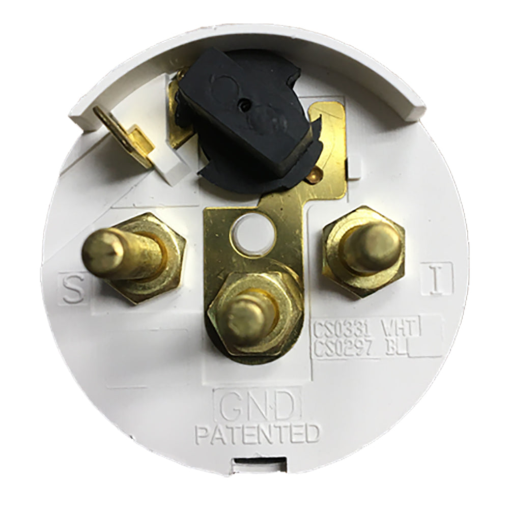Faria Beede Instruments, Faria Euro White 2" Cylinder Head Temperature Gauge (60 - 220° F)