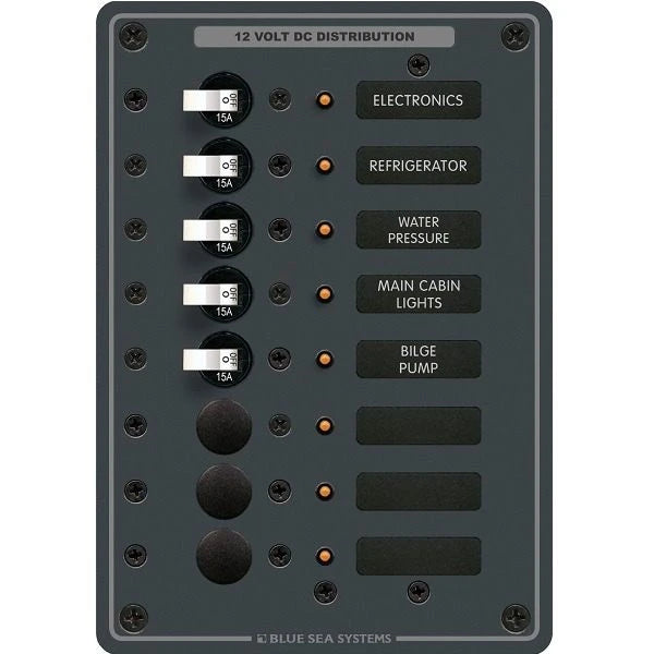 Blue Seas, Panel Dc 8 Pos