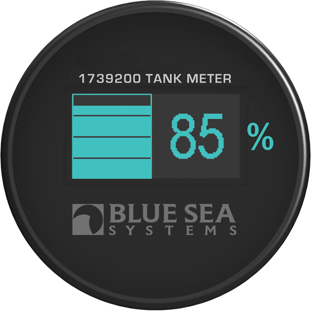 Blue Sea Systems, Blue Sea 1739200 Mini OLED Tank Meter - Blue