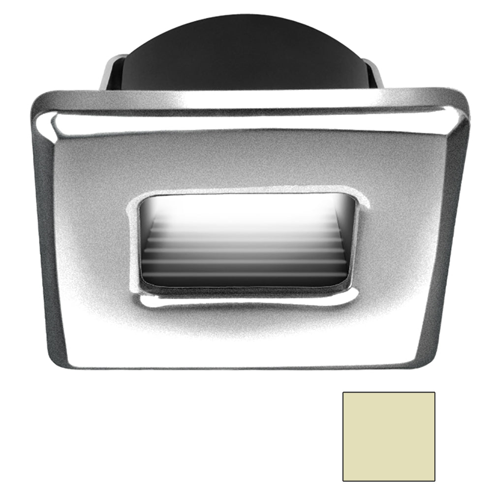 I2Systems Inc, i2Systems Ember E1150Z Snap-In - Brushed Nickel - Square - Warm White Light