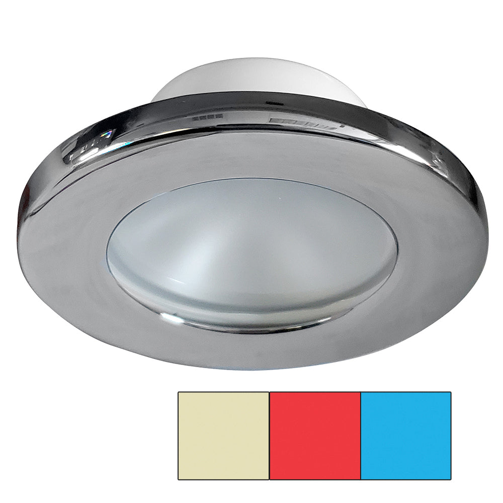 I2Systems Inc, i2Systems Apeiron A3120 Screw Mount Light - Red, Warm White & Blue - Chrome Finish