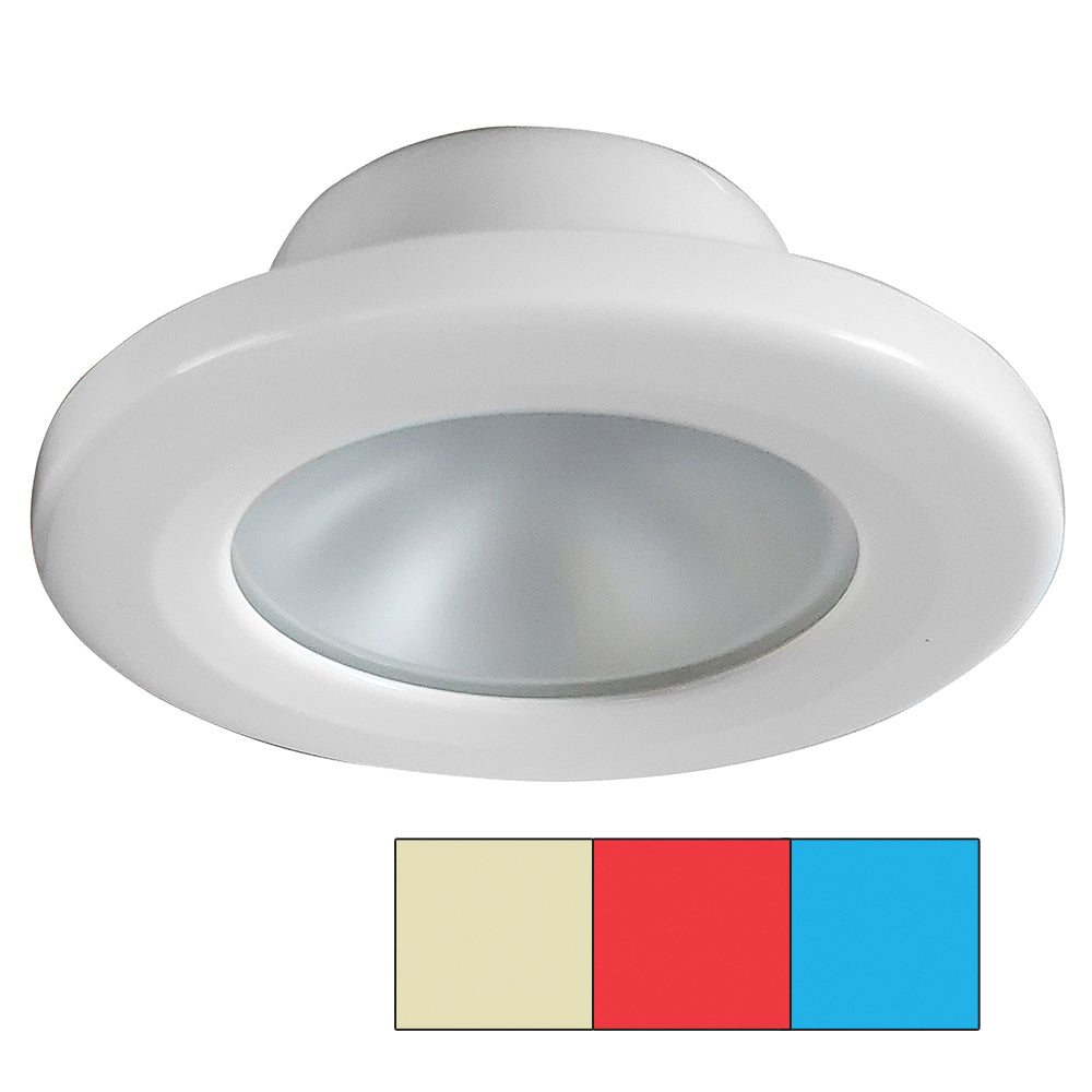 I2Systems Inc, i2Systems Apeiron A3120 Screw Mount Light - Red, Warm White & Blue - White Finish