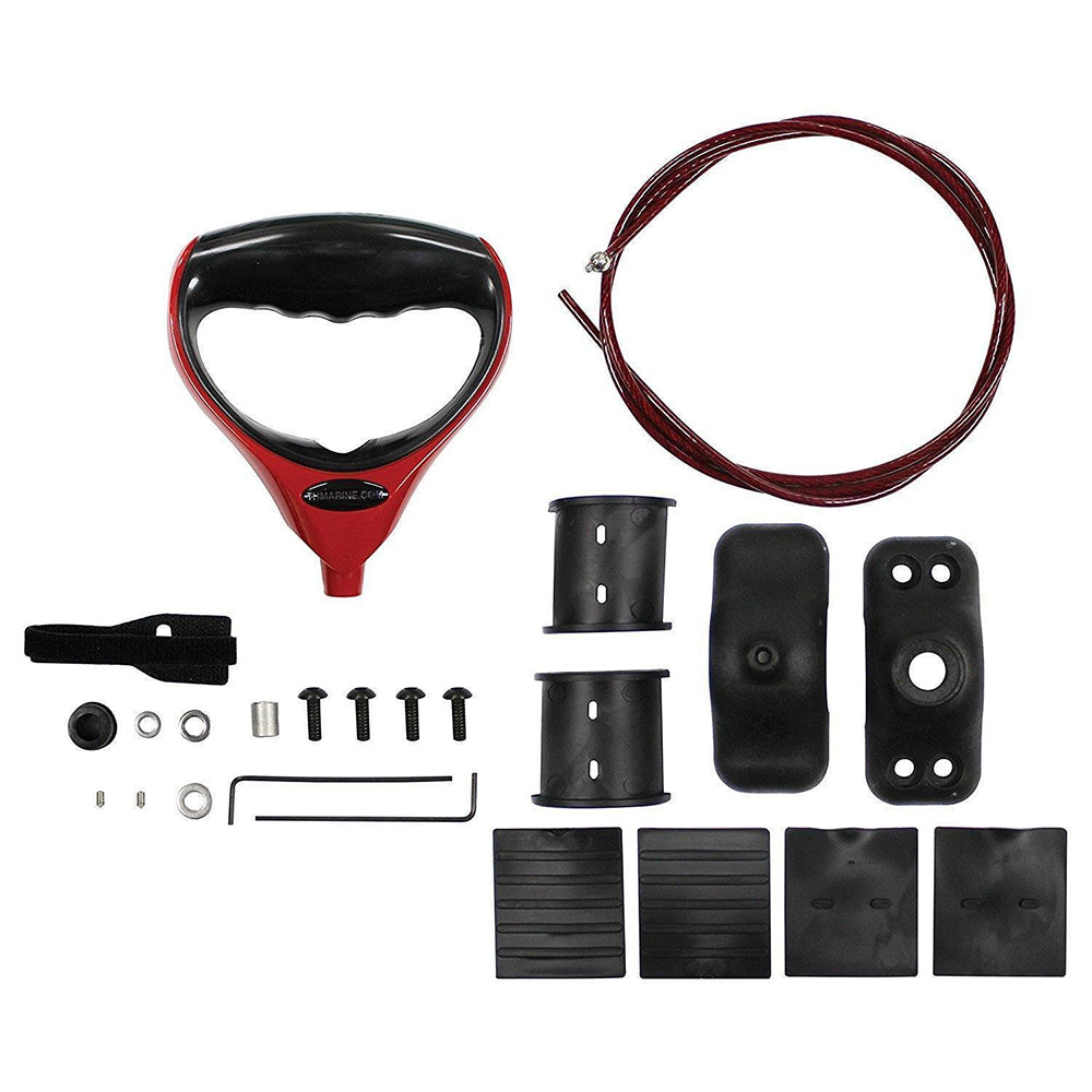 T-H Marine Supplies, T-H Marine G-Force Trolling Motor Handle & Cable w/Trolling Motor Clamp - Red