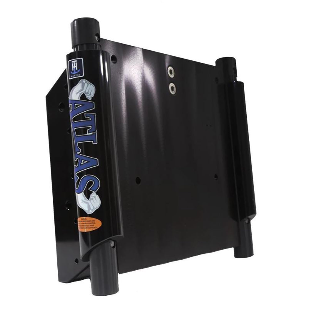 T-H Marine Supplies, T-H Marine ATLAS™ 12" Set Back Hydraulic Jack Plate - Gloss Black Anodized