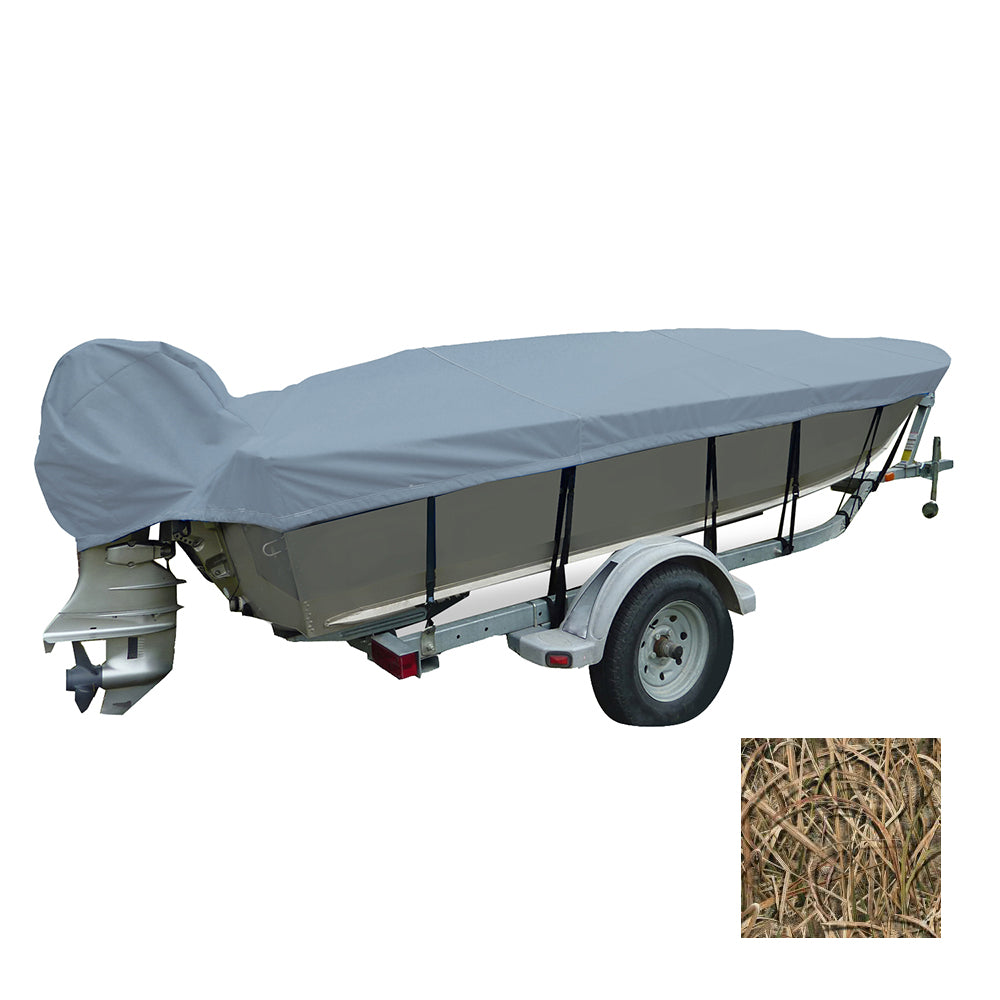 Carver by Covercraft, Carver Performance Poly-Guard Wide Series Styled-to-Fit Boat Cover f/15.5' V-Hull Fishing Boats - S