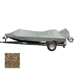 Carver by Covercraft, Carver Performance Poly-Guard Styled-to-Fit Boat Cover f/16.5' Jon Style Bass Boats - Shadow Grass