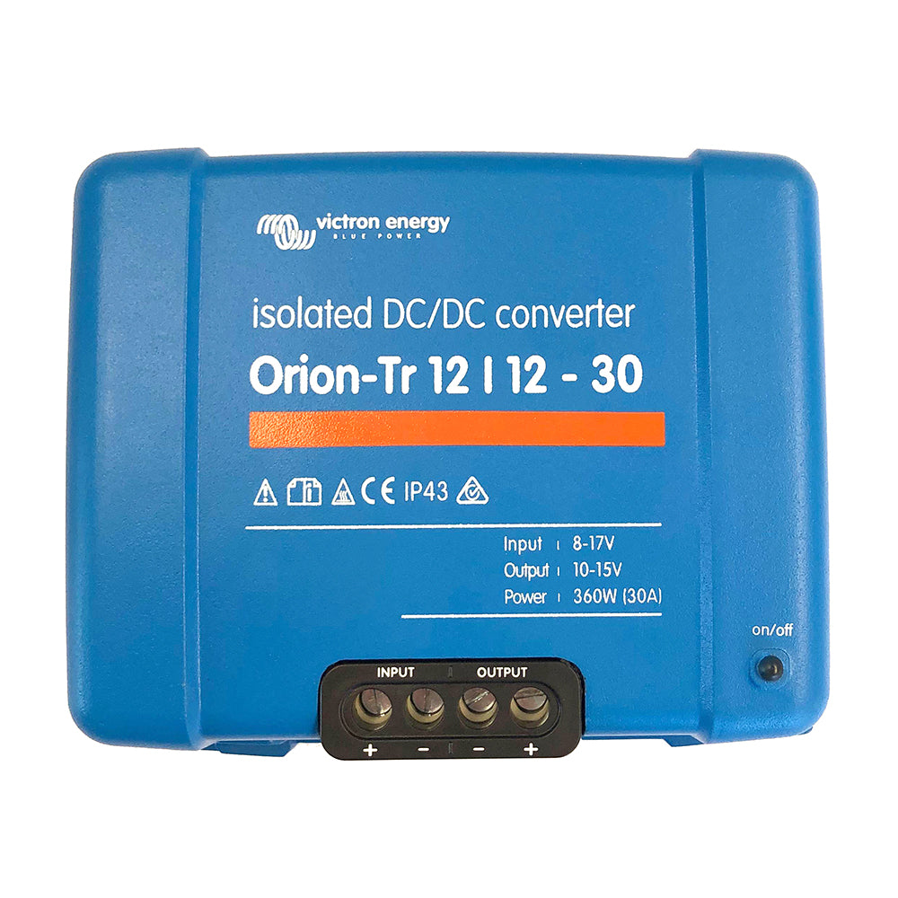 Victron Energy, Victron Orion-TR DC-DC Converter - 12 VDC to 12 VDC - 30AMP Isolated