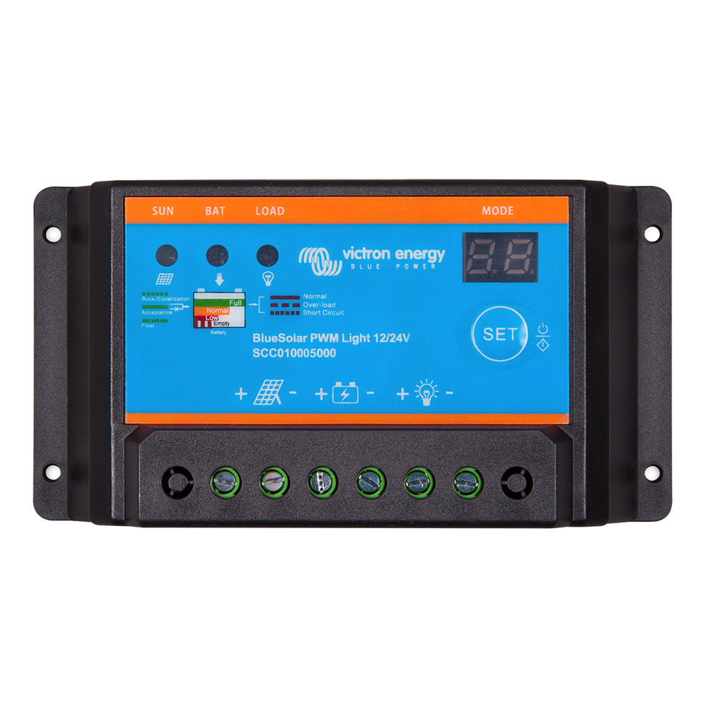 Victron Energy, Victron BlueSolar PWM-Light Charge Controller - 12/24V - 20AMP
