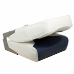 Springfield Marine, Springfield High Back Multi-Color Folding Seat - White/Blue