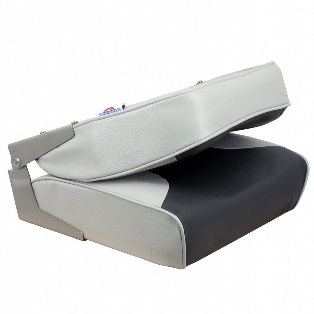 Springfield Marine, Springfield Economy Multi-Color Folding Seat - Grey/Charcoal