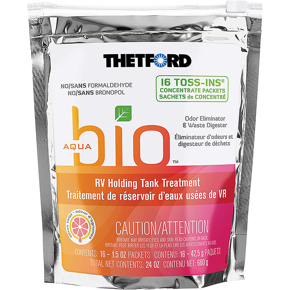 Thetford Marine, Thetford AquaBio - 16 Toss-Ins® Concentrate Packets
