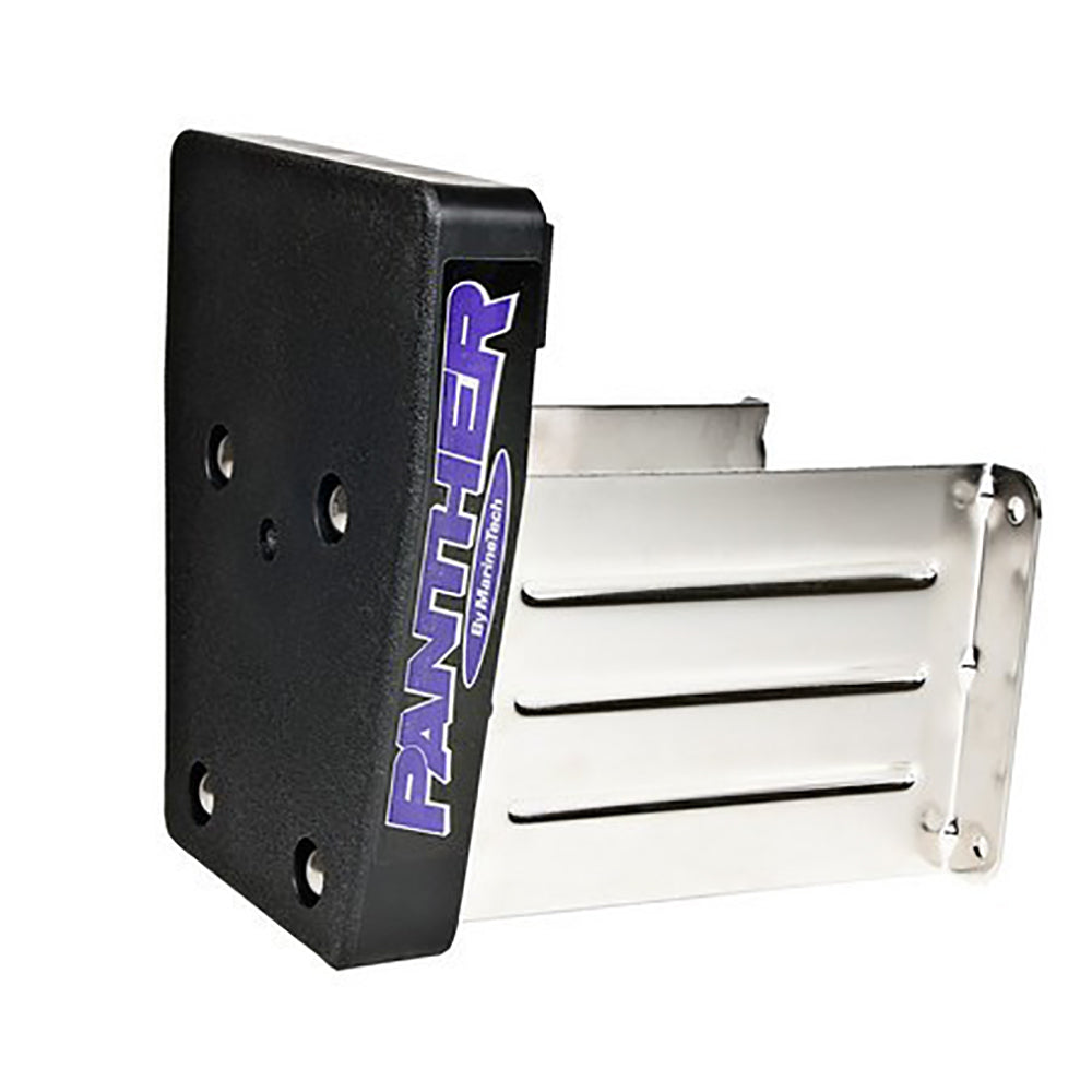 Panther Products, Panther Marine Outboard Motor Bracket - Stainless Steel - Fixed 15HP