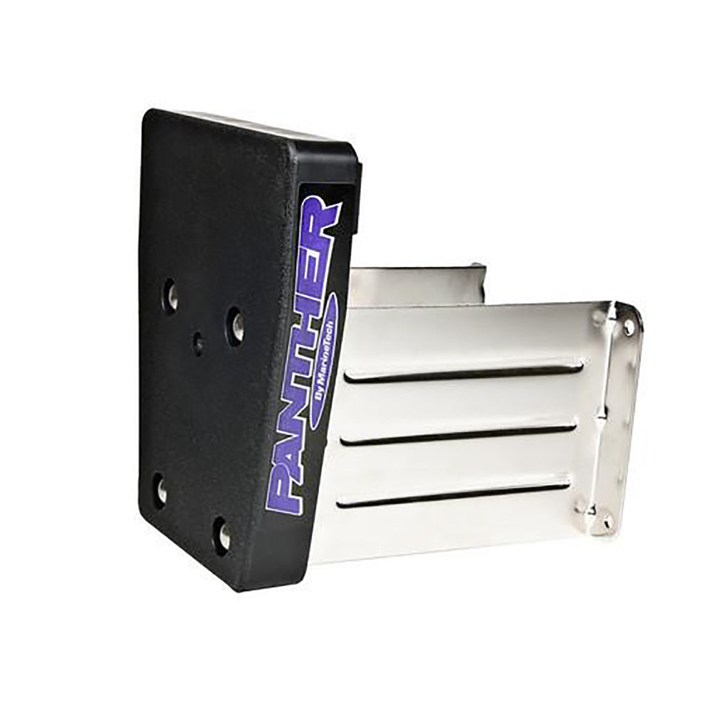 Panther Products, Panther Marine Outboard Motor Bracket - Stainless Steel - Fixed 35HP