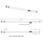 TACO Marine, TACO Tele-Sun Carbon Fiber Shade Poles w/Carry Bag