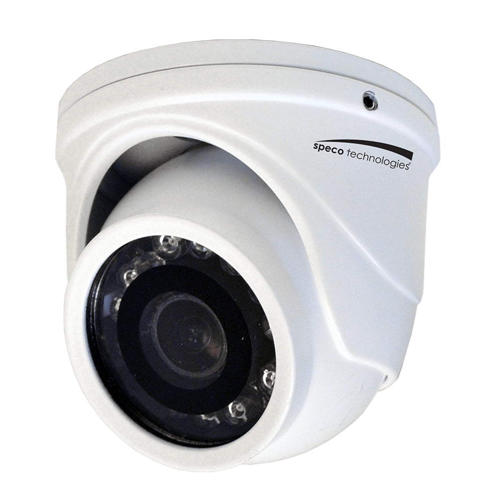 Speco Tech, Speco 4MP HD-TVI Mini Turret Camera 2.9mm Lens - White Housing