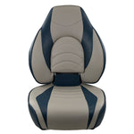 Springfield Marine, Springfield Fish Pro High Back Folding Seat - Blue/Grey