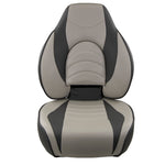 Springfield Marine, Springfield Fish Pro High Back Folding Seat - Charcoal/Grey