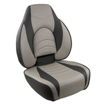 Springfield Marine, Springfield Fish Pro High Back Folding Seat - Charcoal/Grey