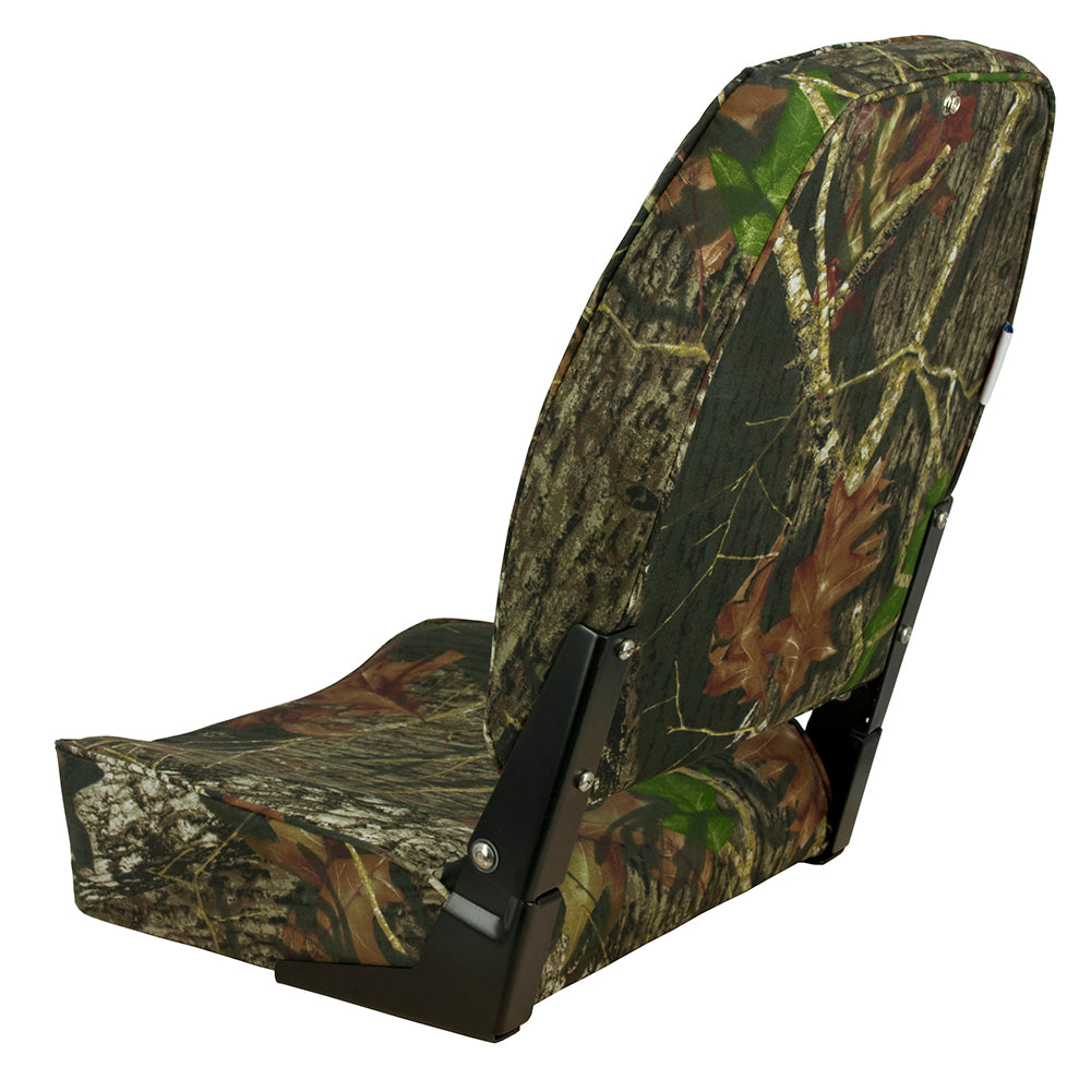 Springfield Marine, Springfield High Back Folding Seat - Mossy Oak Break-Up