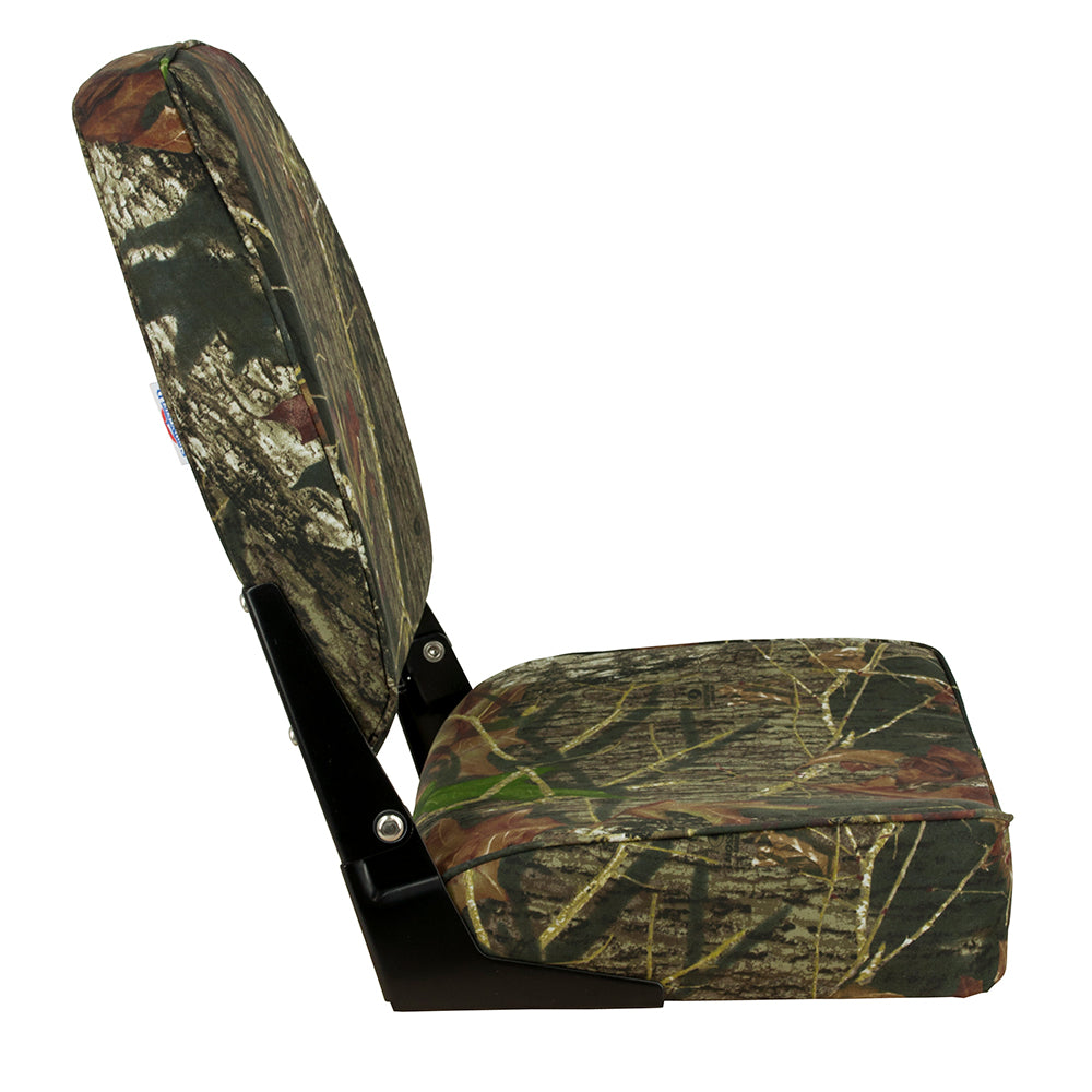 Springfield Marine, Springfield High Back Folding Seat - Mossy Oak Break-Up