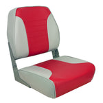 Springfield Marine, Springfield Economy Multi-Color Folding Seat - Grey/Red