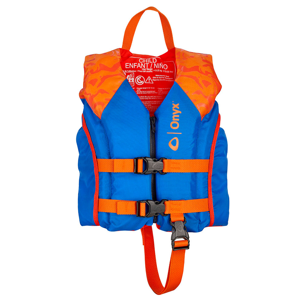 Onyx Outdoor, Onyx Shoal All Adventure Child Paddle & Water Sports Life Jacket - Orange
