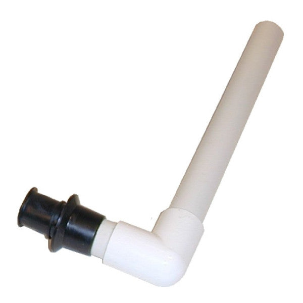 T-H Marine Overflow Drain Tube - 90°, 8"