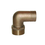 Groco 90° Bronze Elbow Pipe To Hose Fitting, PTHC-5062