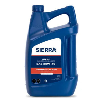 Sierra 25W-40 4-Stroke Synthetic Catalyst Marine Oil, 5 Quart