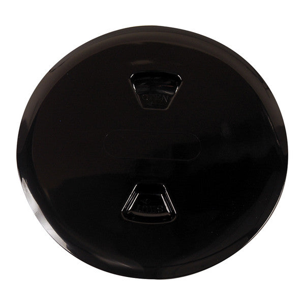Beckson Marine, Beckson 5" Twist-Out Deck Plate, Black