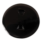 Beckson Marine, Beckson 5" Twist-Out Deck Plate, Black