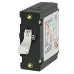 Blue Seas, Blue Sea A Series White Toggle Circuit Breaker, 30 Amps